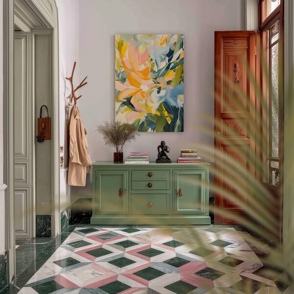 Печатна върху платно картина 70x100 cm Floral Gust – Styler