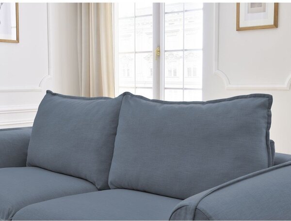 Син диван за ежедневно спане/сгъваем 216 cm Archimede – Bobochic Paris