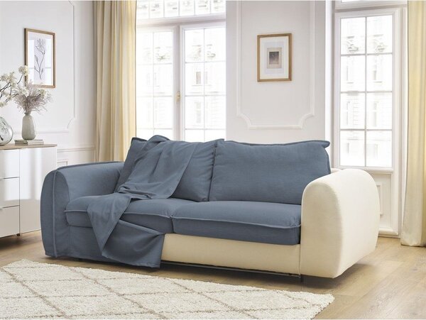 Син диван за ежедневно спане/сгъваем 216 cm Archimede – Bobochic Paris