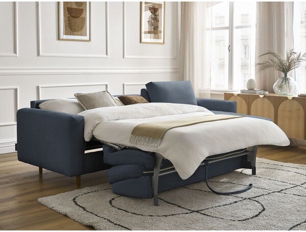 Тъмносин ъглов диван Nouveau Cocoone – Bobochic Paris