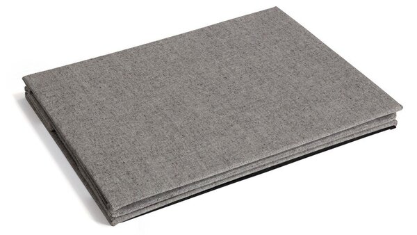 Сива текстилна кутия за съхранение с капак 31x41x22 cm Soft Storage Medium – Bigso