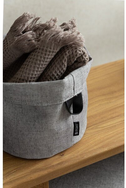 Текстилна кошница ø 20x20 cm Soft Storage Round – Bigso