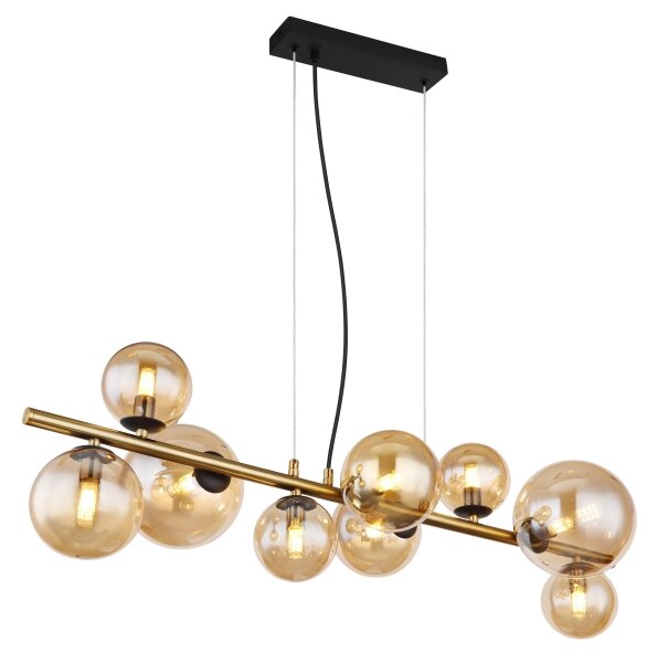 Globo 56135G1 - Резервен стъклен абажур RIHA централен Ø 12 см златист