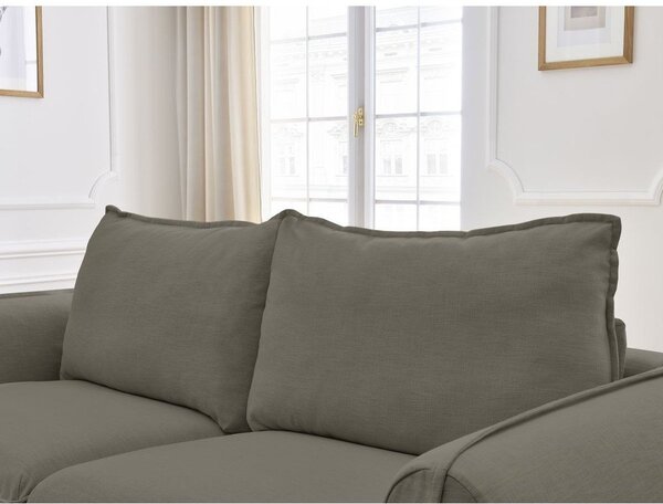 Зелен диван за ежедневно спане/сгъваем 216 cm Archimede – Bobochic Paris