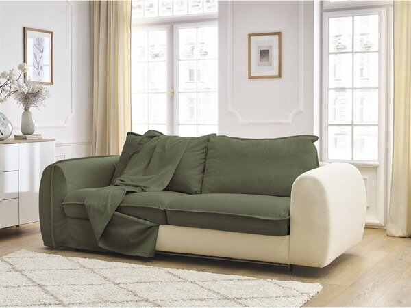 Зелен диван за ежедневно спане/сгъваем 216 cm Archimede – Bobochic Paris