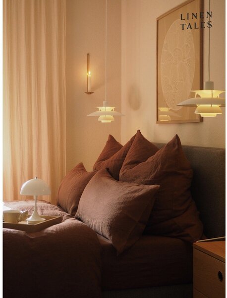Ленена калъфка за възглавница 50x70 cm Chocolate – Linen Tales