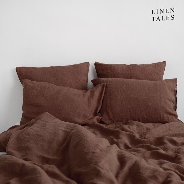 Ленена калъфка за възглавница 50x70 cm Chocolate – Linen Tales