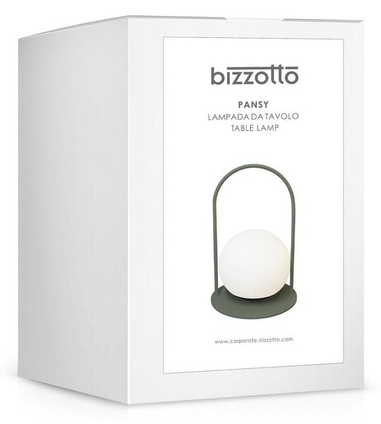 LED настолно затъмняващо се външно осветително тяло с USB ø 13,5 cm Pansy – Bizzotto