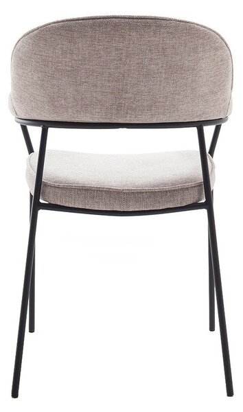 Бежов трапезен стол с подлакътници Kindersley – Unique Furniture
