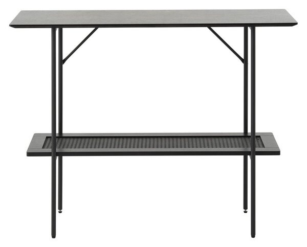 Черна конзолна маса 37x100 cm Pensacola – Unique Furniture