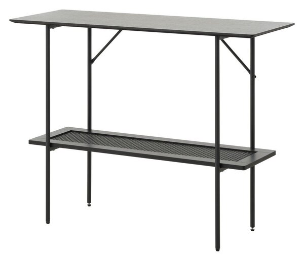 Черна конзолна маса 37x100 cm Pensacola – Unique Furniture