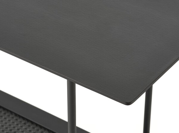 Черна конзолна маса 37x100 cm Pensacola – Unique Furniture