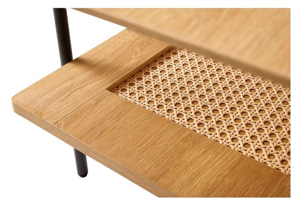 Масичка за кафе от декор от дъб в естествен цвят 55x110 cm Pensacola – Unique Furniture