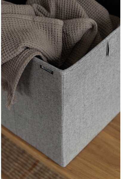 Сива текстилна кутия за съхранение 32x31,5x31,5 cm Soft Storage Cube – Bigso