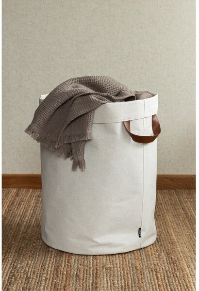 Бежов текстилен кош за пране 69 l Soft Storage – Bigso