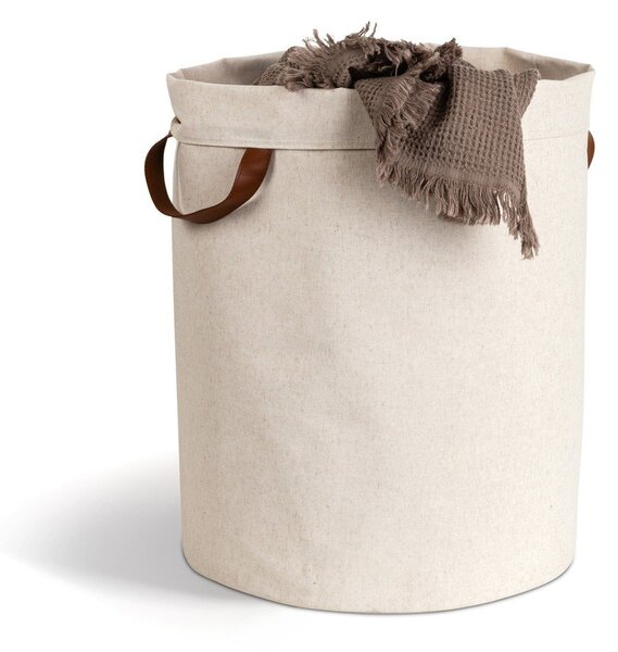 Бежов текстилен кош за пране 69 l Soft Storage – Bigso