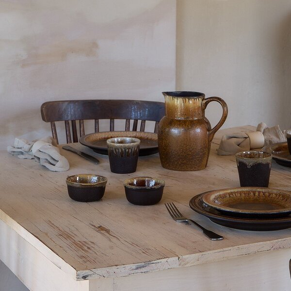 Кафяв глинен съд за масло Poterie – Casafina