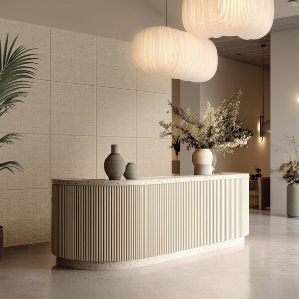 Текстилни акустични панели в комплект 2 бр. 60x60 cm Light Linen – Styler