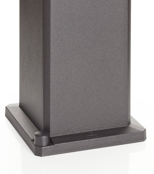 Fumagalli LED осветление за пътеки Elisa 800, черно, прозрачно, 10W CCT, Черен, Пластмаса, Модерен