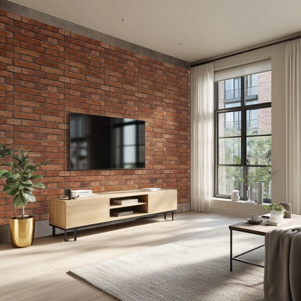 Текстилни акустични панели в комплект 2 бр. 60x60 cm Bricks – Styler