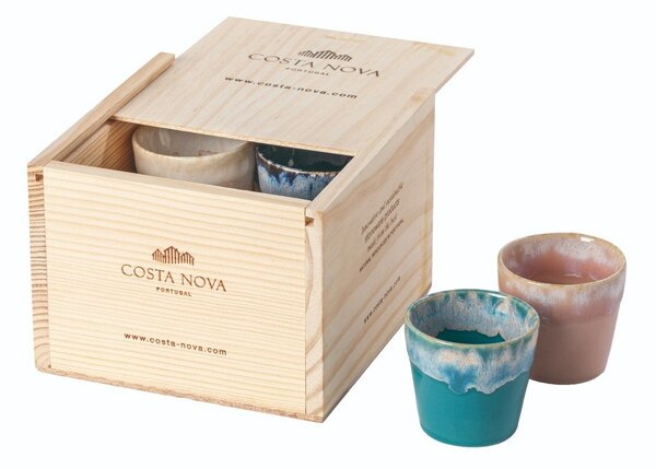 Глинени чаши в комплект 8 бр. за еспресо 90 ml Grespresso – Costa Nova