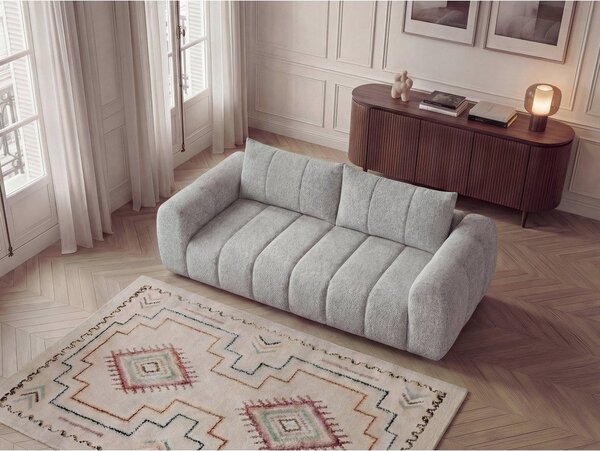 Светлосив диван 242 cm Nesty – Bobochic Paris