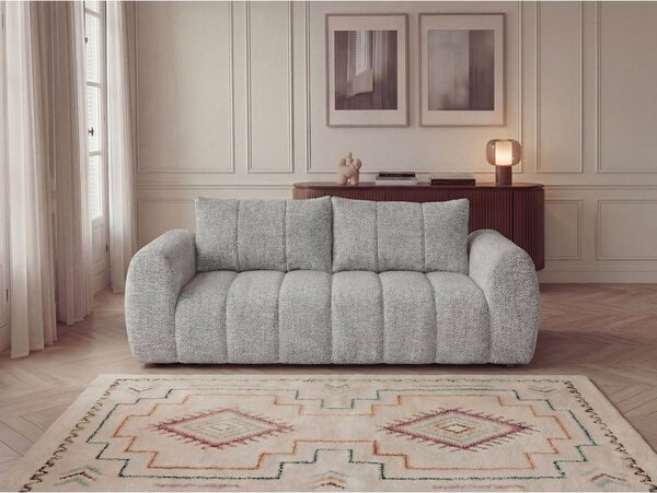 Светлосив диван 242 cm Nesty – Bobochic Paris