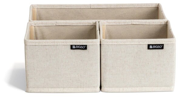 Текстилни органайзери за шкаф 3 бр. Soft Storage – Bigso