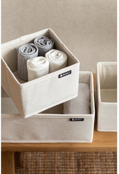 Текстилни органайзери за шкаф 3 бр. Soft Storage – Bigso