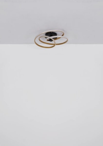 Globo 67183-40G - LED Полилей за повърхностен монтаж GLYXAR LED/40W/230V златист/черен