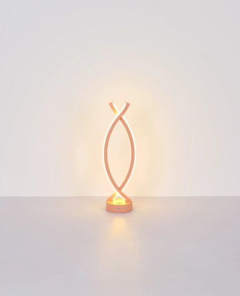 Globo 58457P - LED регулируема настолна лампа HELA LED/1W/3,7V розова