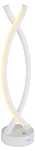 Globo 58457W - LED регулируема настолна лампа HELA LED/1W/3,7V бяла