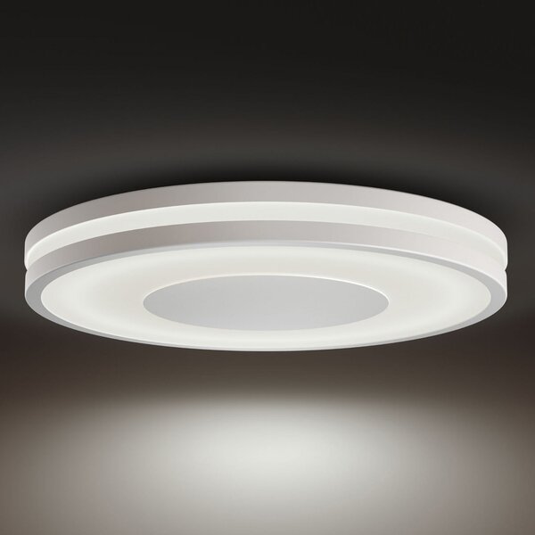Philips Hue White Ambiance Being таванна лампа бяла, Затъмняване, Бял, Дневна/трапезария, Метал, Модерен