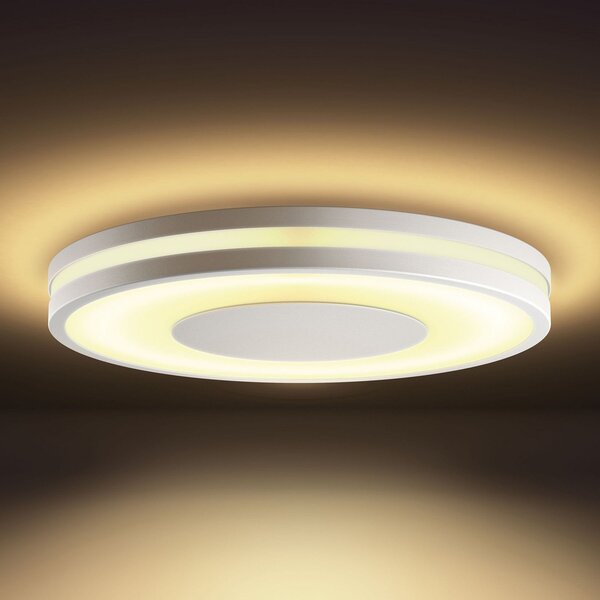 Philips Hue White Ambiance Being таванна лампа бяла, Затъмняване, Бял, Дневна/трапезария, Метал, Модерен