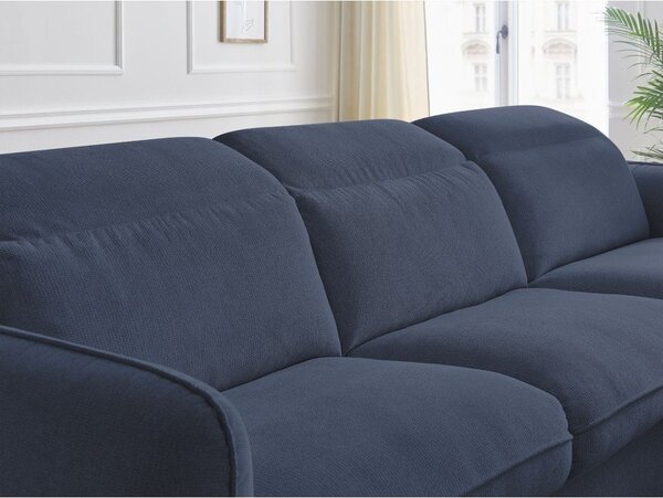 Тъмносин ъглов диван Achille – Bobochic Paris