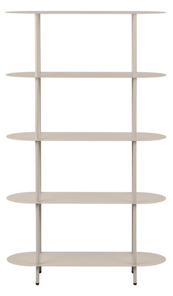 Бежов метален стелаж 90x150x31 cm Rieti – House Nordic