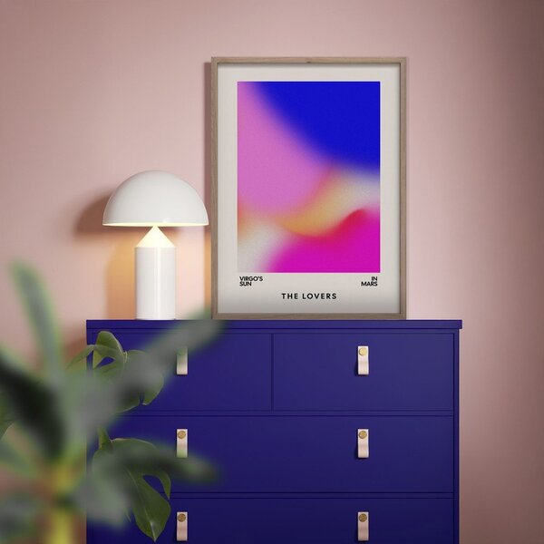 Печатна картина с включена рамка 50x70 cm Love Flow – Styler