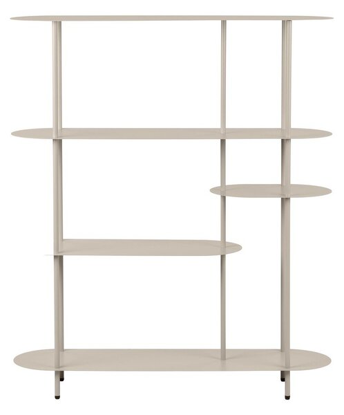 Бежов метален стелаж 118x139x31 cm Rieti – House Nordic