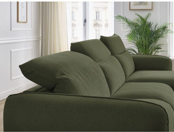 Зелен ъглов диван Achille – Bobochic Paris