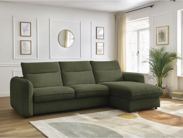 Зелен ъглов диван Achille – Bobochic Paris