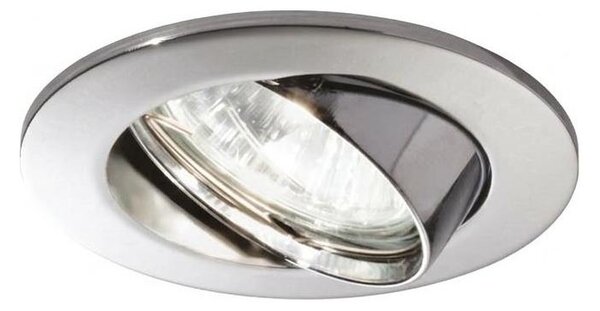 Ideal Lux - Вградено осветително тяло SWING 1xGU10/28W/230V Ø 8,2 см лъскав хром