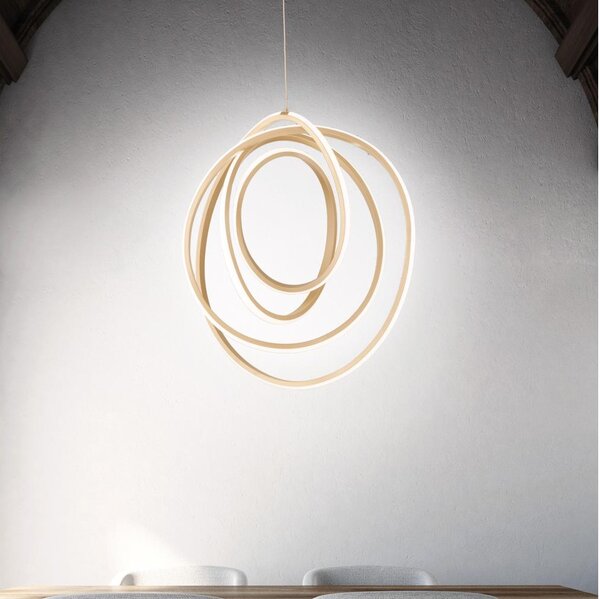 Ondaluce - LED димируем полилей на кабел GOLDEN LED/50W/230V Ø 50 см златист