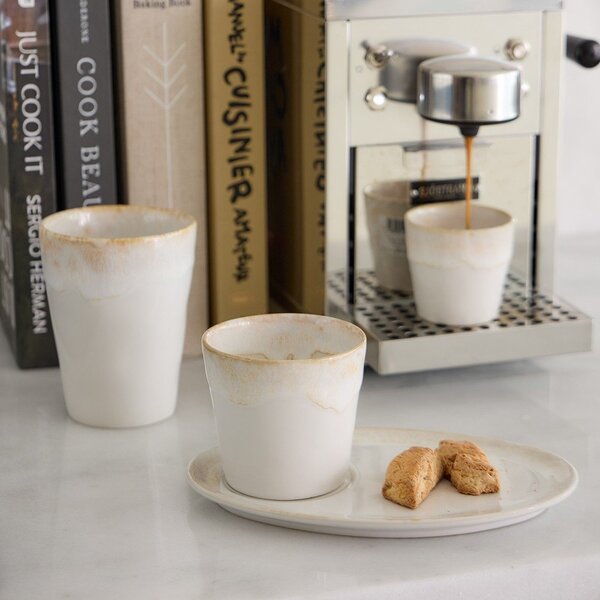 Бяла глинена чинийка Grespresso – Costa Nova