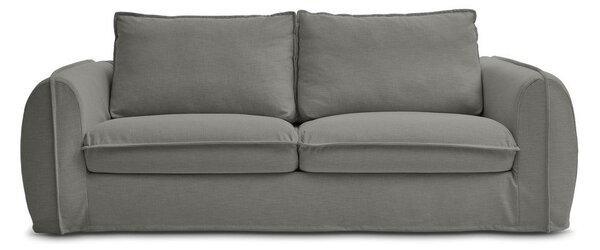 Тъмносив диван за ежедневно спане/сгъваем 216 cm Archimede – Bobochic Paris