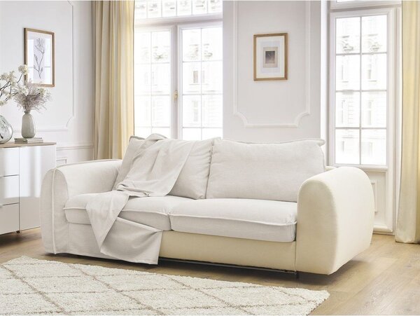 Бежов диван за ежедневно спане/сгъваем 216 cm Archimede – Bobochic Paris