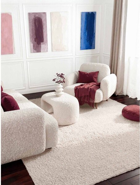 Ръчно изработен килим от букле в цвят слонова кост 160x230 cm Notting Hill Portobello – Ted Baker