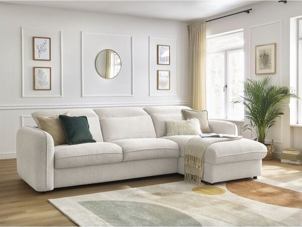Бял ъглов диван Achille – Bobochic Paris
