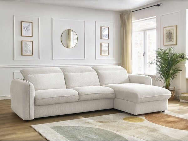 Бял ъглов диван Achille – Bobochic Paris
