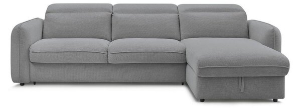 Сив ъглов диван Achille – Bobochic Paris