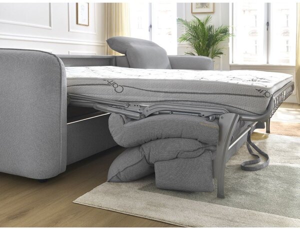 Сив ъглов диван Achille – Bobochic Paris